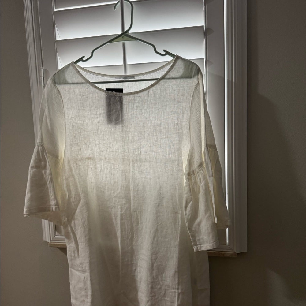 Bryan Walker Lightweight Linen Tunic Top